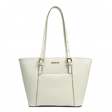 Sac à main femme épaule 021g beige saffiano