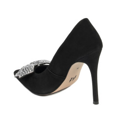 Chaussures élégantes femme 1334 noir antilope