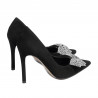 Chaussures élégantes femme 1334 noir antilope