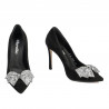 Chaussures élégantes femme 1334 noir antilope