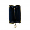 Portefeuille femme 200g bleu caviar