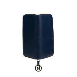 Portefeuille femme 200g bleu caviar