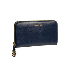 Portefeuille femme 200g bleu caviar