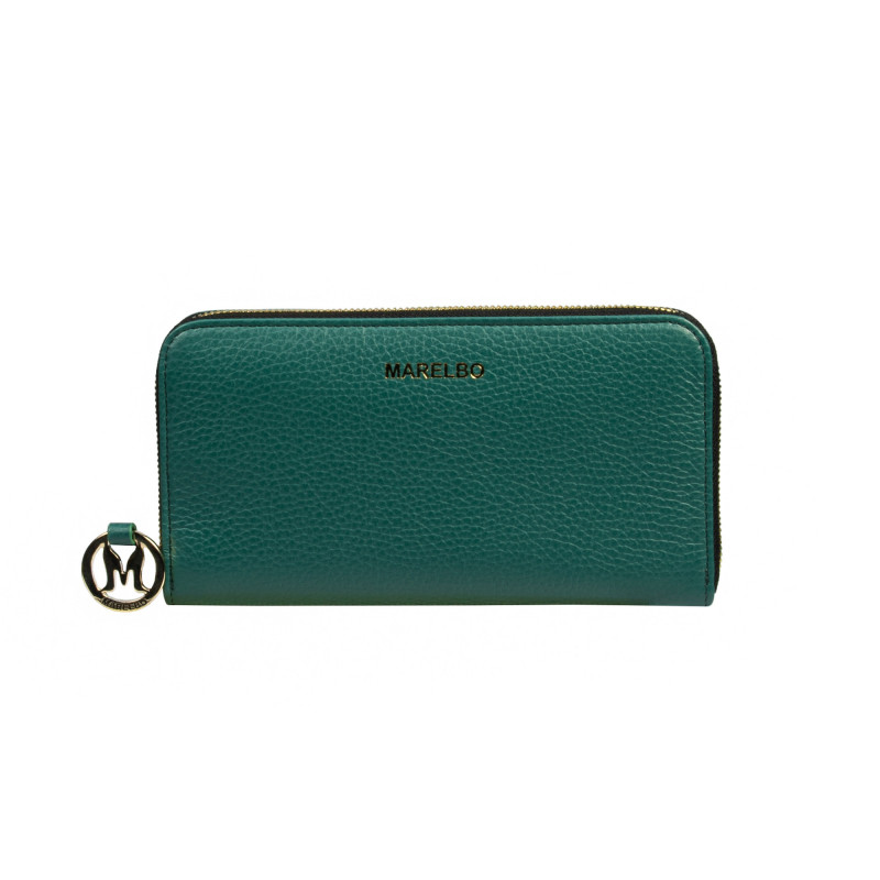 Portefeuille femme 200g cuir vert
