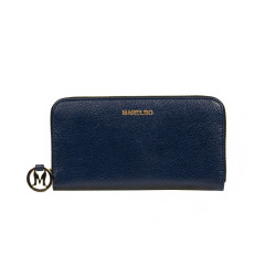 Portefeuille femme 200g bleu caviar