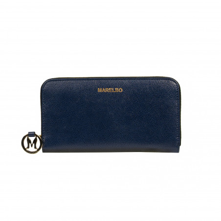 Portefeuille femme 200g bleu caviar