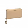 Portefeuille femme 200g beige saffiano