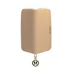 Portefeuille femme 200g beige saffiano