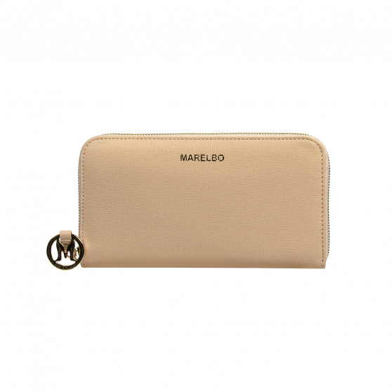 Portefeuille femme 200g beige saffiano Portefeuille femme 200g beige saffiano