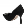 Chaussures élégantes femme 1312 noir antilope