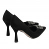 Chaussures élégantes femme 1312 noir antilope