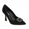 Chaussures élégantes femme 1312 noir antilope