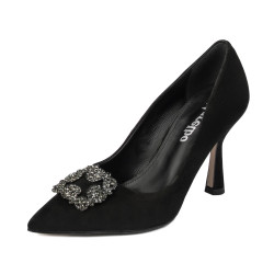 Chaussures élégantes femme 1312 noir antilope