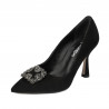 Chaussures élégantes femme 1312 noir antilope