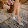 Ballerines femme 1301 bleu bébé