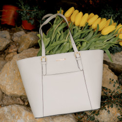 Sac à main femme épaule 021g beige saffiano