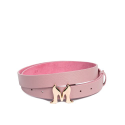Ceinture femme 41m rose saffiano