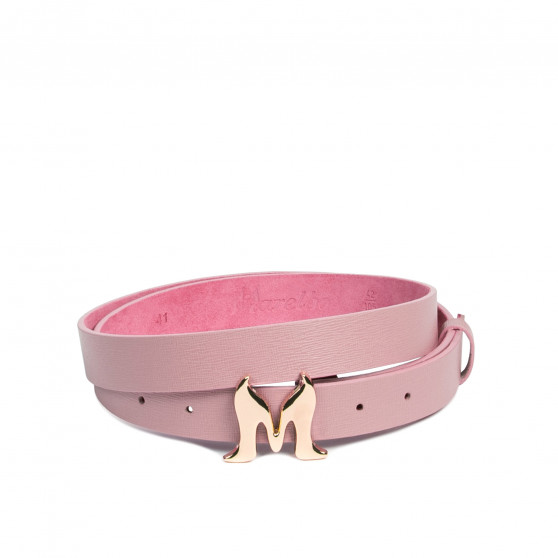 Ceinture femme 41m rose saffiano Ceinture femme 41m rose saffiano