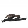 Ceinture femme 41m noir saffiano