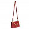 Sac à main femme 010g rouge saffiano