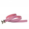 Ceinture femme 41m violet saffiano