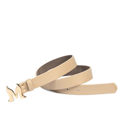 Ceinture femme 41m cappuccino saffiano