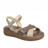 Sandales femme 5102 sable combiné