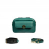 Sac à main pour femme à bandoulière 014g cuir vert clair