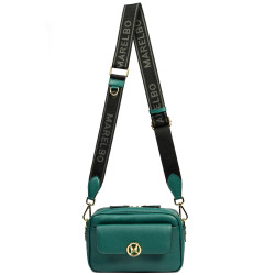 Sac à main pour femme à bandoulière 014g cuir vert clair