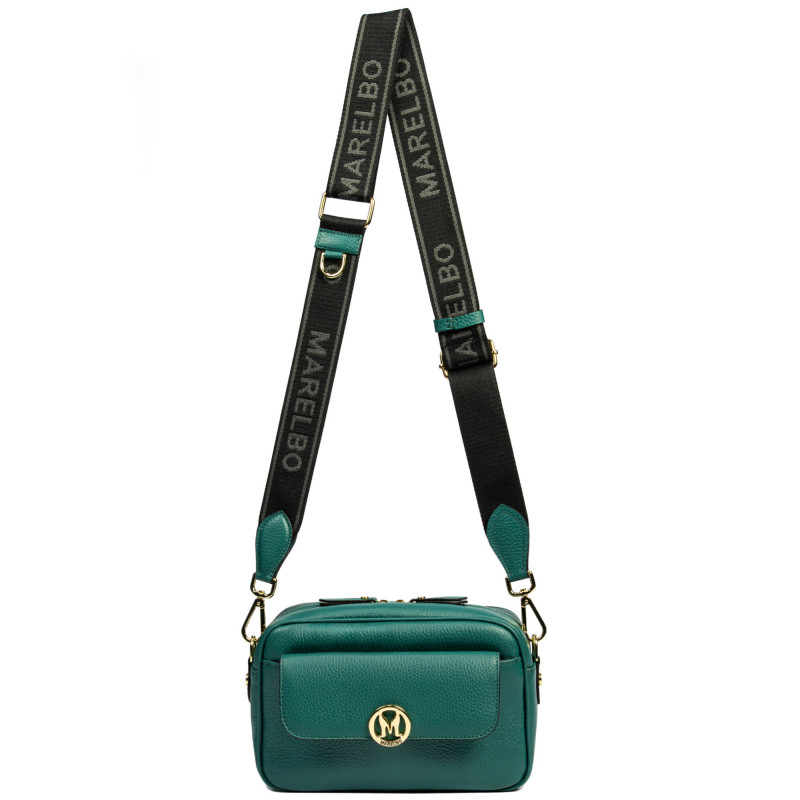 Sac à main pour femme à bandoulière 014g cuir vert clair