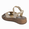 Sandales femme 5102m sable combiné
