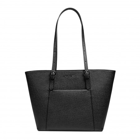 Sac à main femme bandoulière 021g 01 noir caviar