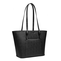 Sac à main femme bandoulière 021g 01 noir caviar