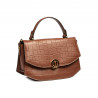 Sac à main femme 023g croco camel