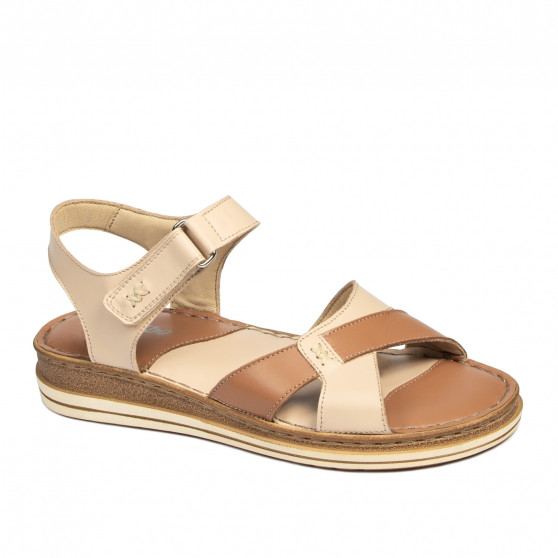 Sandales femme 5103 poudre combiné