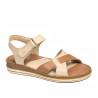Sandales femme 5103 poudre combiné