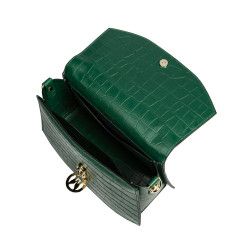 Sac à main femme 023g croco vert