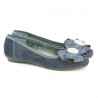 Ballerines femme 181 velours indigo