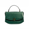 Sac à main femme 023g croco vert