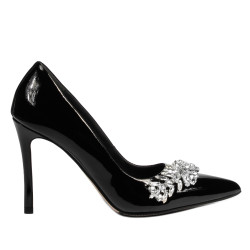 Chaussures élégantes femme 1300 vernis noir
