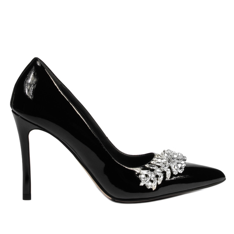 Chaussures élégantes femme 1300 vernis noir