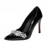 Chaussures élégantes femme 1300 vernis noir