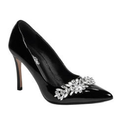 Chaussures élégantes femme 1300 vernis noir
