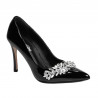Chaussures élégantes femme 1300 vernis noir