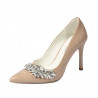 Chaussures élégantes femme 1300 vernis camel
