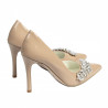 Chaussures élégantes femme 1300 vernis camel