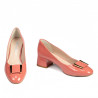 Chaussures élégantes femme 1321 vernis saumon