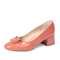 Chaussures élégantes femme 1321 vernis saumon