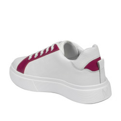 Chaussures de sport femme 6073 blanc+fuchsia