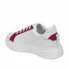 Chaussures de sport femme 6073 blanc+fuchsia